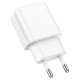 Home Charger 2.1A 1U Lightning Cable (1m) Borofone BA64A — White