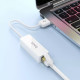 USB Ethernet Adapter 100 Mbps Hoco UA22 Acquire — White