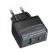 Home Charger | 20W | PD | QC3.0 — Hoco CS71A — Black
