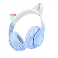 Навушники Bluetooth Hoco W42 Adventure — Crystal Blue