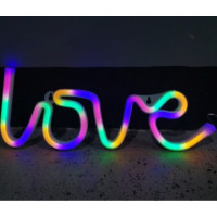 Ночной светильник Neon Sign — Love / Heart Colorful