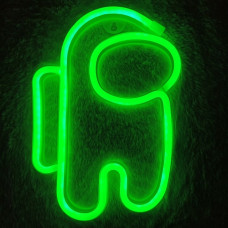 Ночной светильник Neon Amazing — Among Us Green