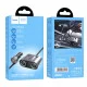 Cigarette lighter Car charger Hoco Z51 Establisher 147W(2C3A) 2-in-1 — metal gray