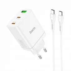 Home Charger 30W PD QC3.0 C to C Cable (1m) Hoco N33 — White