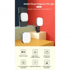 Селфи вспышка аккумуляторная F-622  с MagSafe и прищепкой