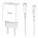 Home Charger 30W PD C to Lightning Cable (1m) Hoco C76A Pro — White